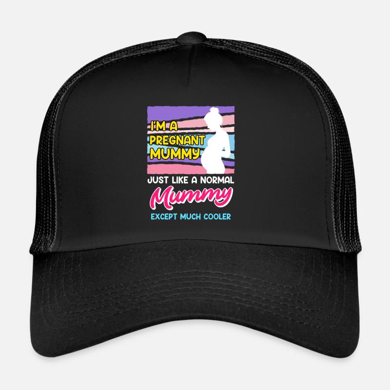 Mère enceinte Être Maman enceinte Casquette trucker 