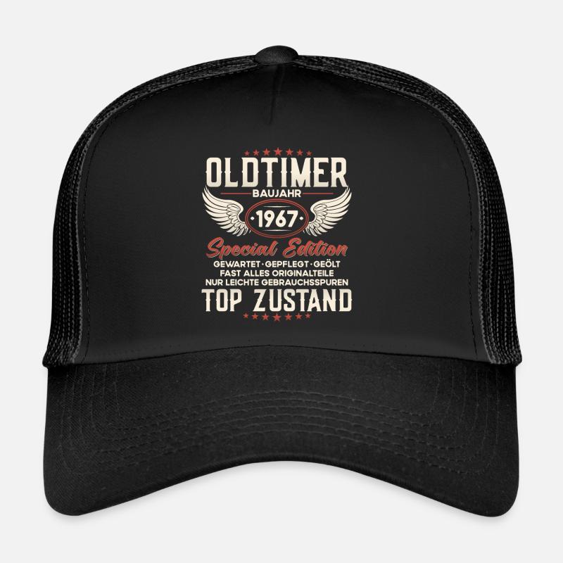Oldtimer Baujahr 1967 Geburtstag Geschenk Trucker Cap