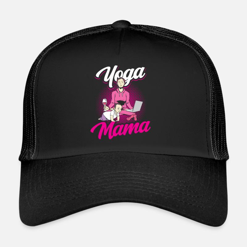 Yoga Mama Mami Hobby Mutter Trucker Cap