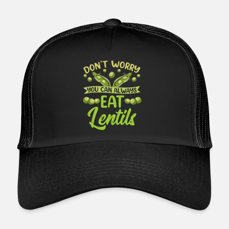 Keine Sorge Linsen Kann Man Immer Essen Linse Trucker Cap