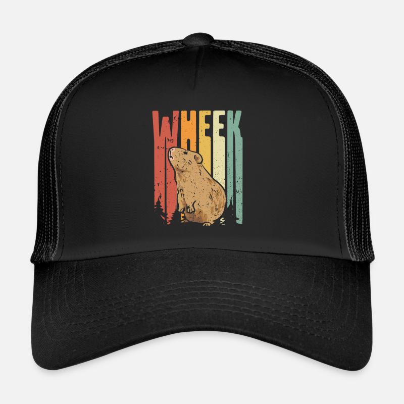 Cochon d’Inde coloré Casquette trucker 