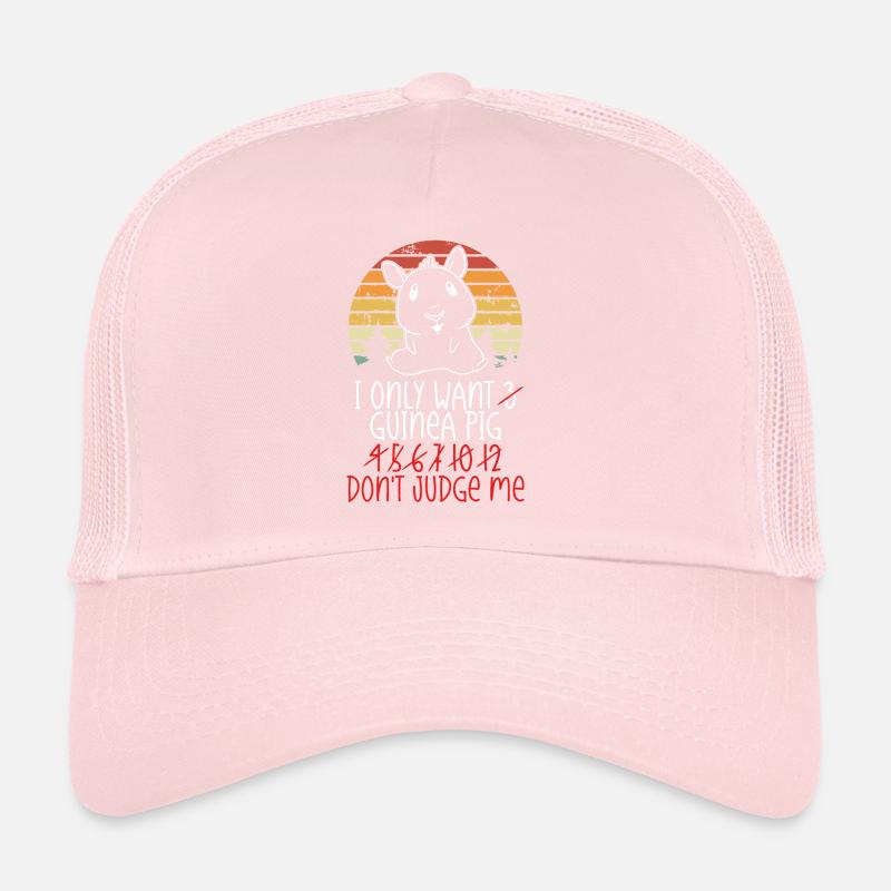 Je veux juste cochon d’Inde rétro Casquette trucker 
