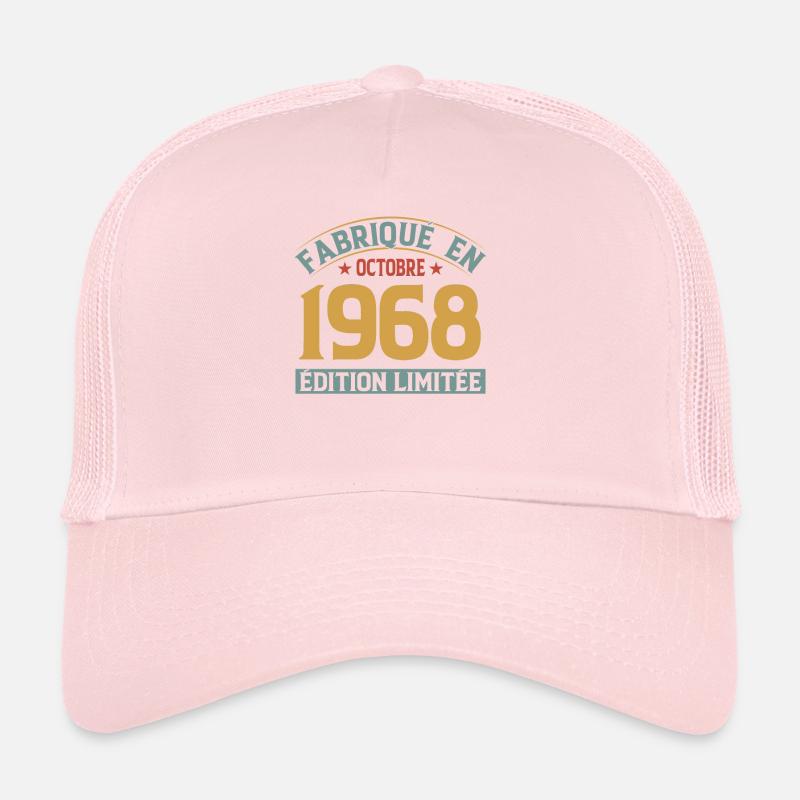 Fabriqué En Octobre 1968 Édition Limitée Casquette trucker 