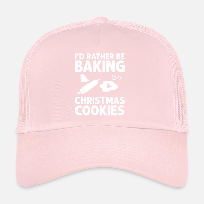 Christmas Baking Cookies Cookies Gingerbread Trucker Cap