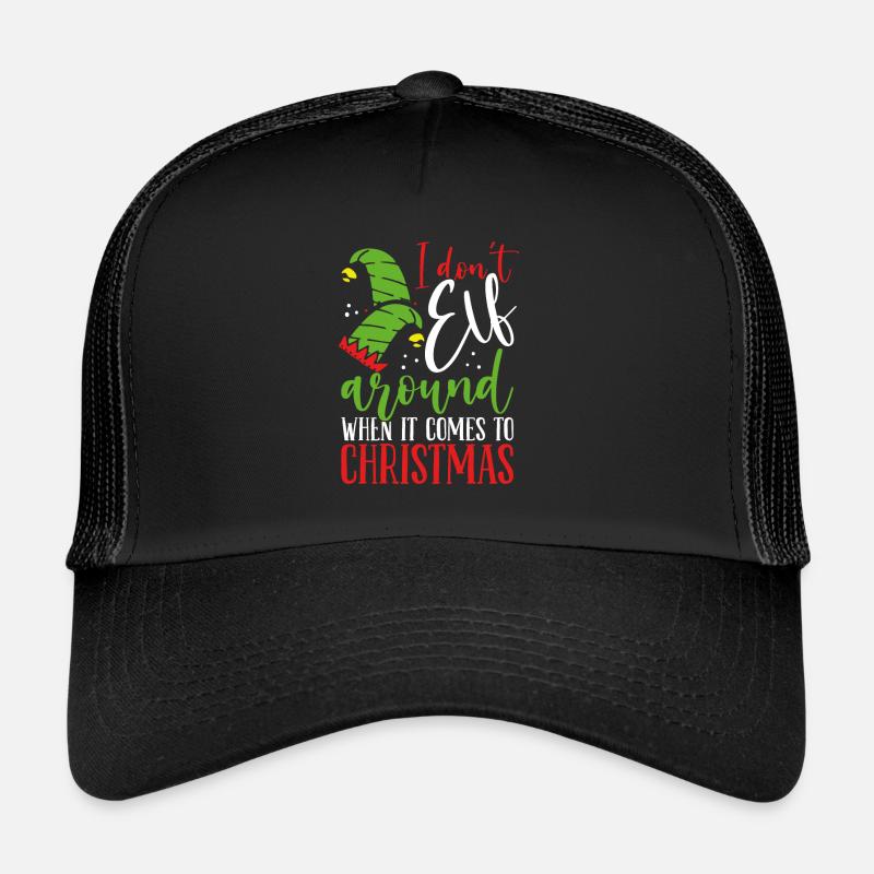 Je ne suis pas un elfe Casquette trucker 