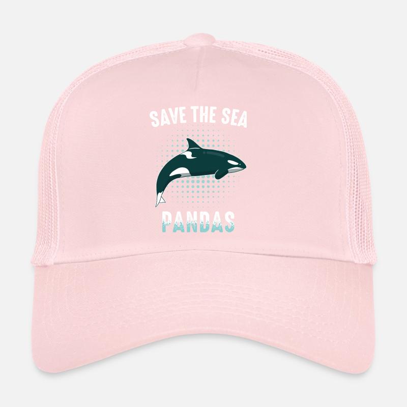 Orque Épaulard Océan Animaux Baleines Casquette trucker 