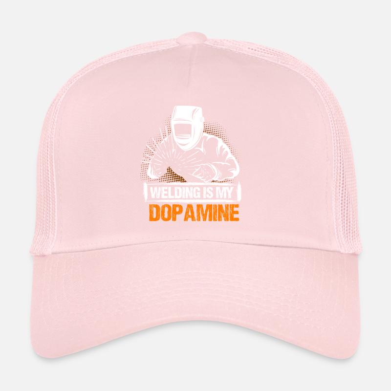 Le soudage est mon plus drôle de dopamine Casquette trucker 