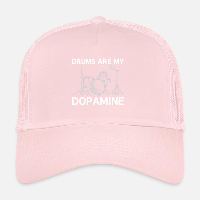 Drums are my dopamine drummer drum Trucker Cap