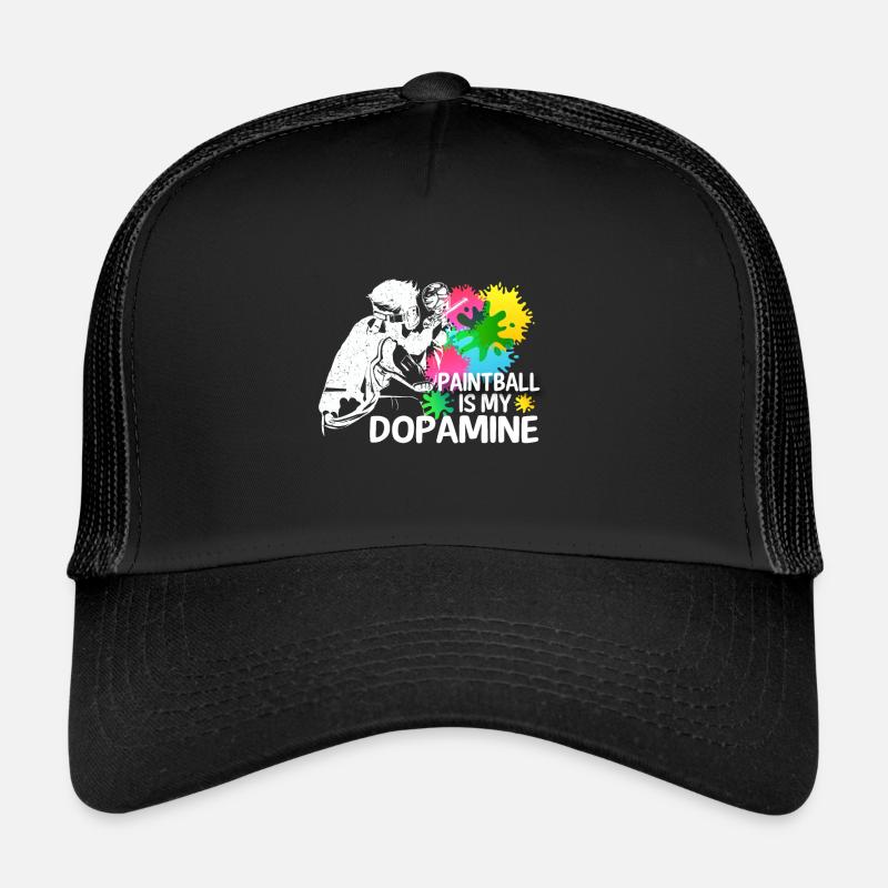 Le paintball est mon paintball drôle de dopamine Casquette trucker 