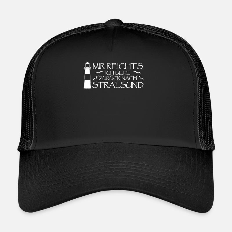 Stralsunder Witz Stralsund - Trucker Cap - Schwarz/Schwarz