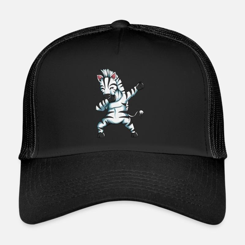 Zebra Gift Zebra Fan Mignon Zebras Tenue Dabbing Casquette trucker 