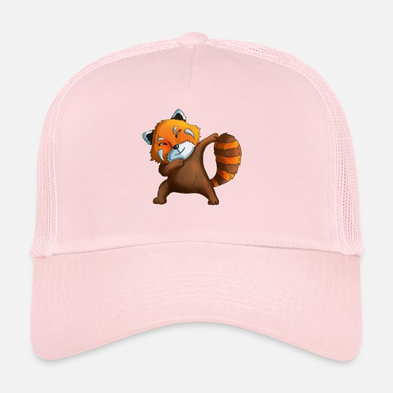 Le panda roux fabrique le costume d’ours panda de Dab Red Panda Casquette trucker 