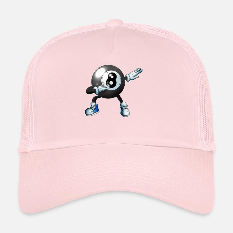 Billard Kugel macht Dabbing Fan Kids Erwachsene Trucker Cap