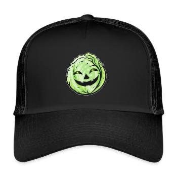 Maléfique Jack O Lantern Laitue Halloween - Casquette trucker  - noir/noir - Devant