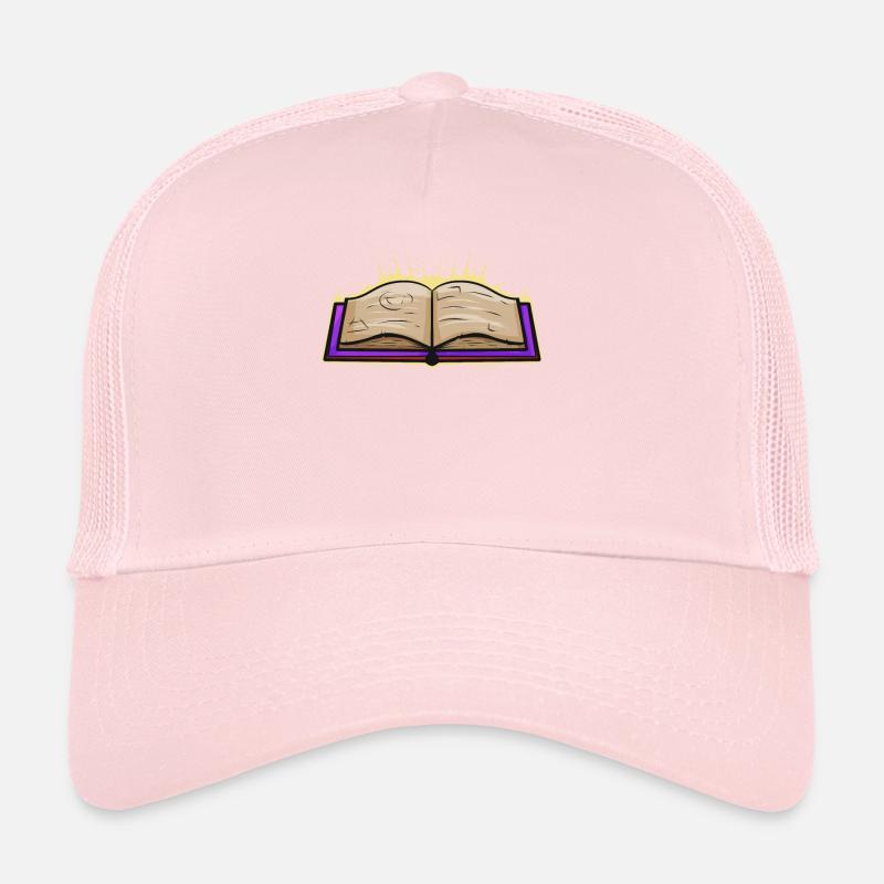Witch Magic Spellbook Halloween Trucker Cap