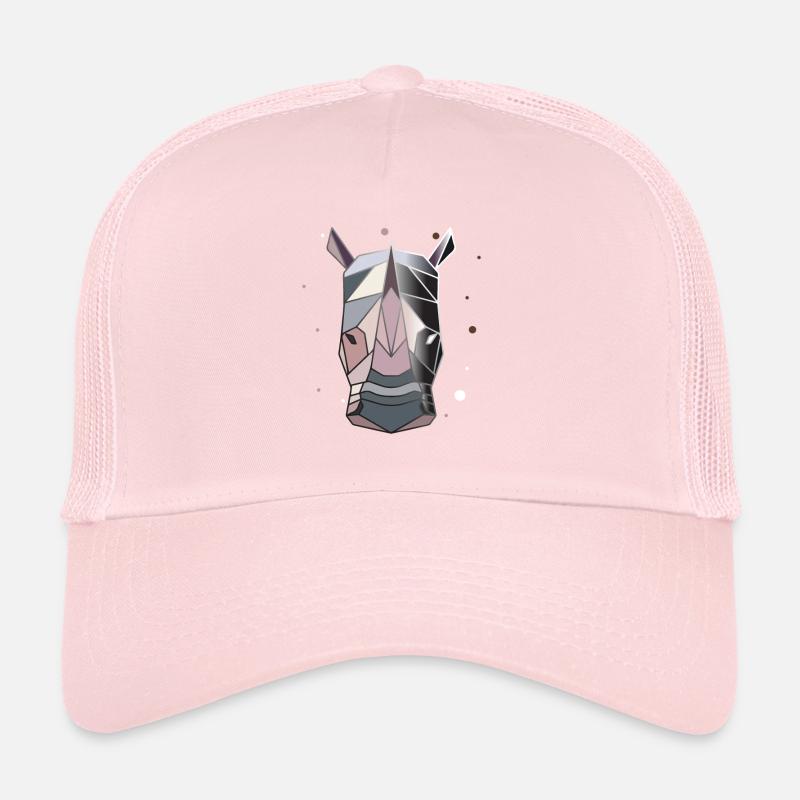 Polygone de rhinocéros Casquette trucker 