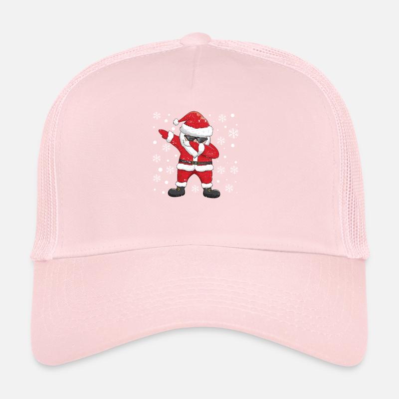 Dabbing Père Noël Pyjama de Noël Drôle Casquette trucker 