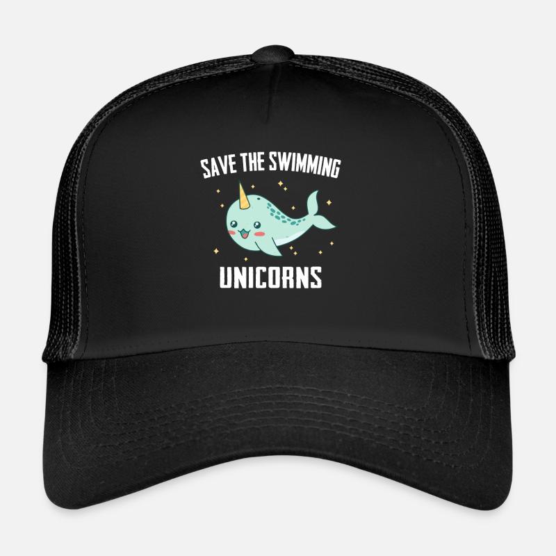 Narval Baleine Océan Narvals Baleines Baleines Baleines Casquette trucker 