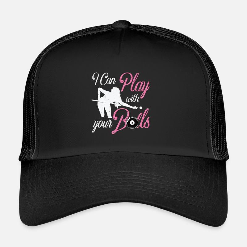Pocketologist Billard Pool Billard 8 Weiblicher Trucker Cap