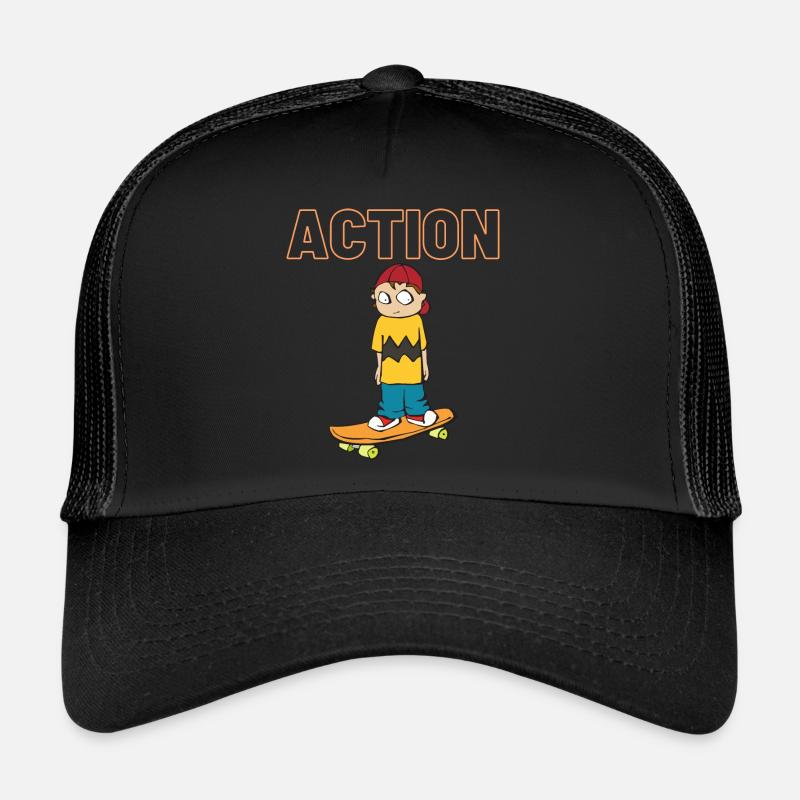Action de patin Casquette trucker 