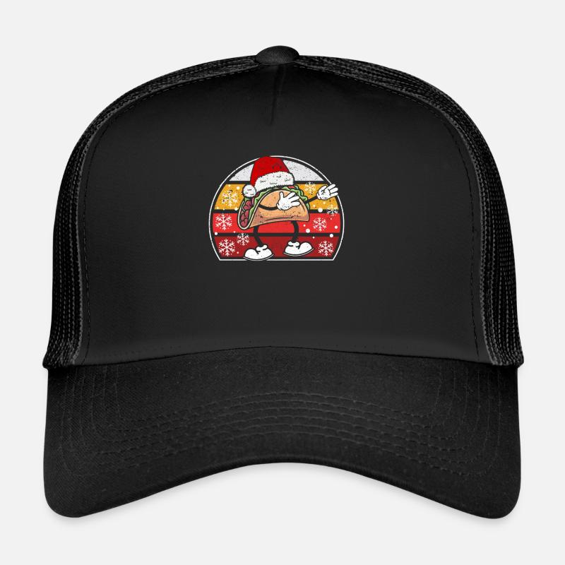 Dabbing Taco Weihnachtsmann Weihnachten Dab Dance Trucker Cap