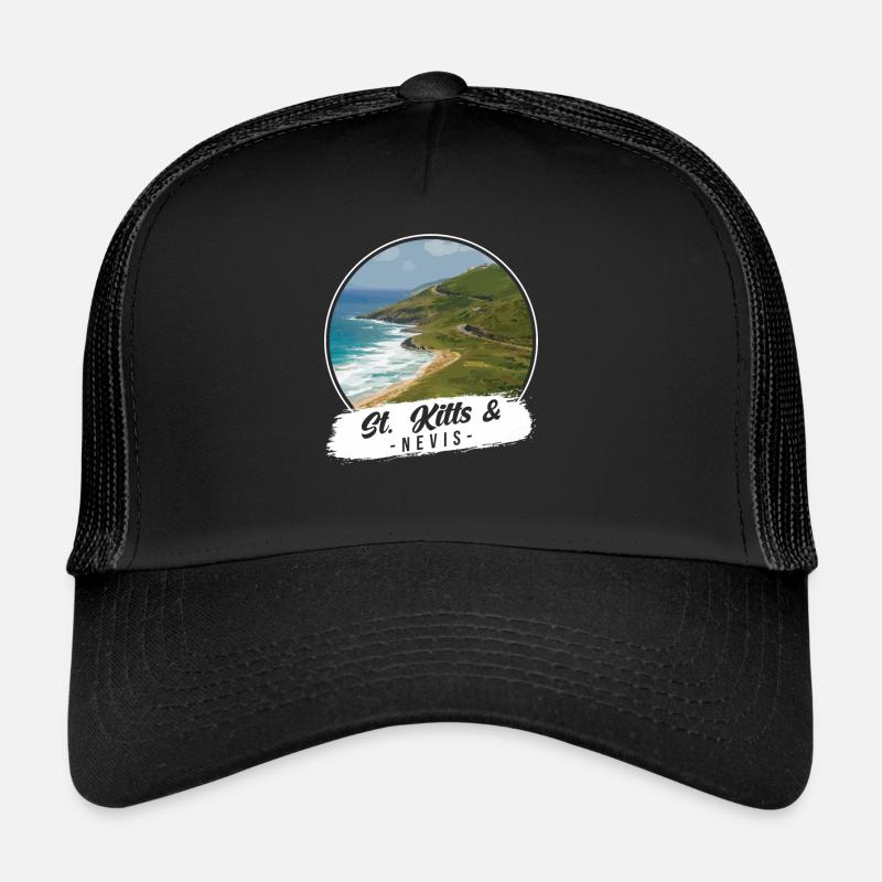 Saint-Kitts-et-Nevis Souvenir Casquette trucker 