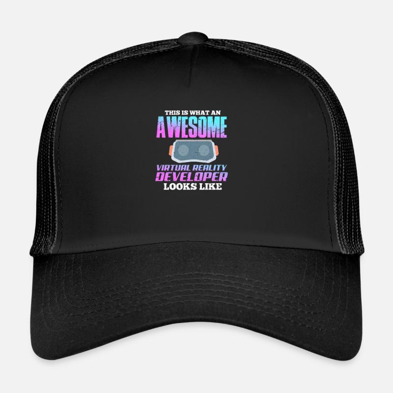VR Virtual Reality Gamer Geschenk Trucker Cap