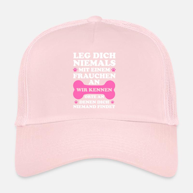 Frauchen Hund Hundehalterin Geschenk Trucker Cap