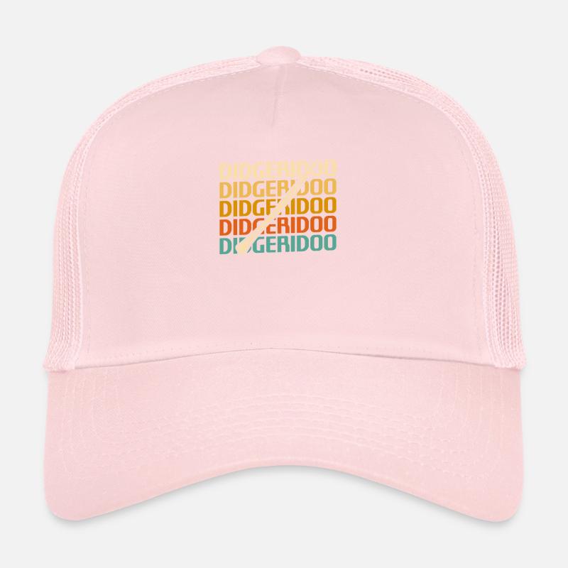 Retro Vintage Classic Didgeridoo Player Instrument Casquette trucker 