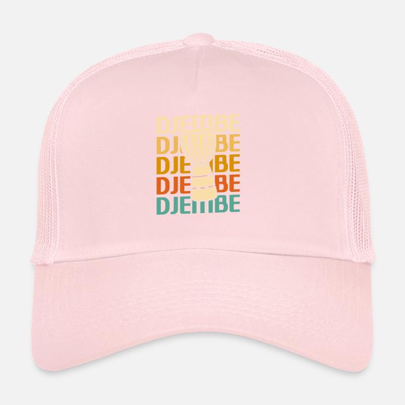 Retro Vintage Classic Djembe Player Instrument Casquette trucker 
