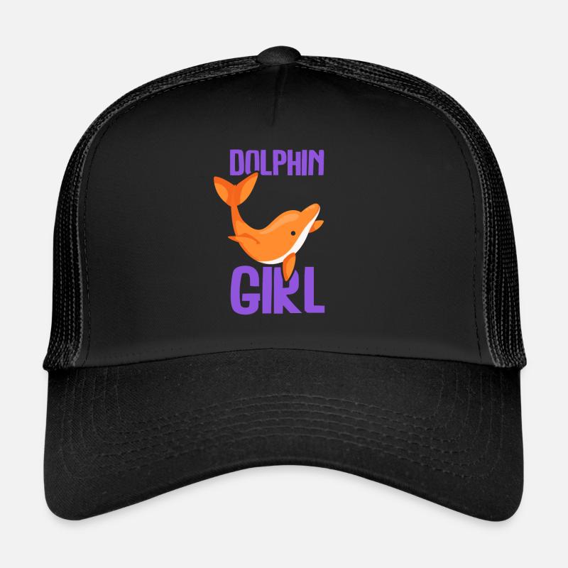 Delfin Mädchen Liebhaber Delphin Delphine Delfine Trucker Cap