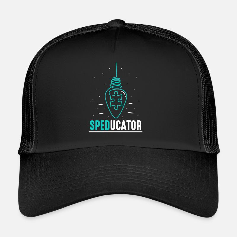 Speducator Teacher Special Education Special Education Trucker Cap