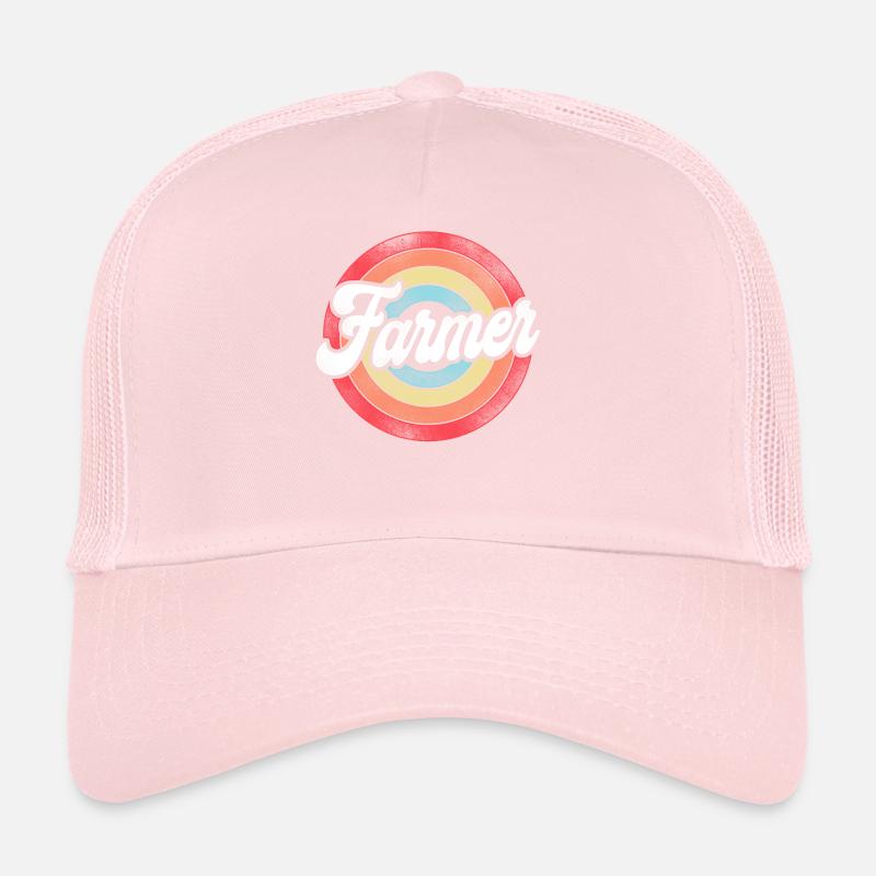 Farming Farmer Retro Vintage Trucker Cap