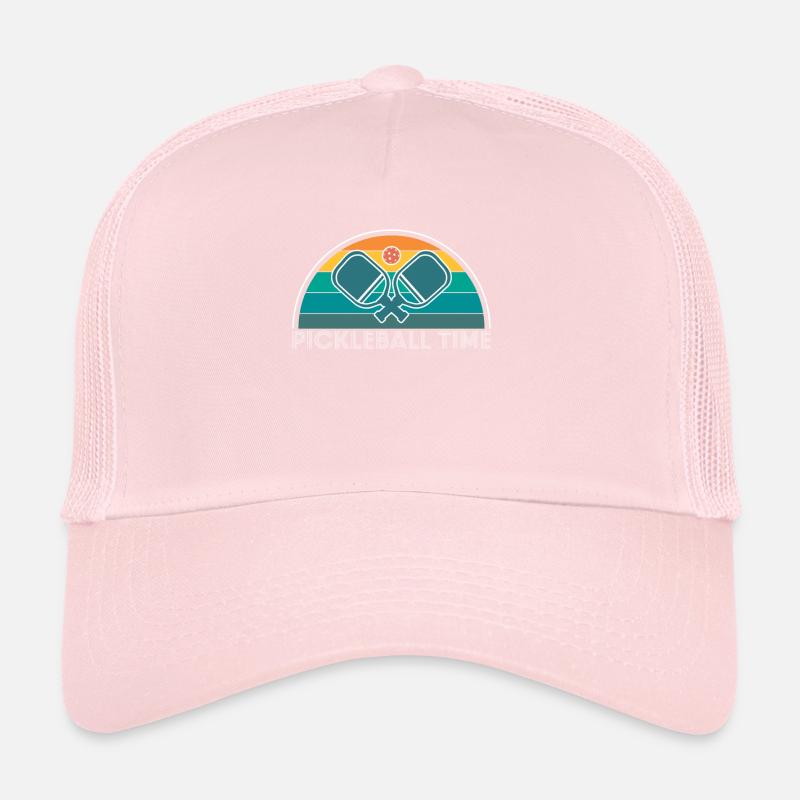 Pickleball Time Geschenk Vintage Retro Trucker Cap