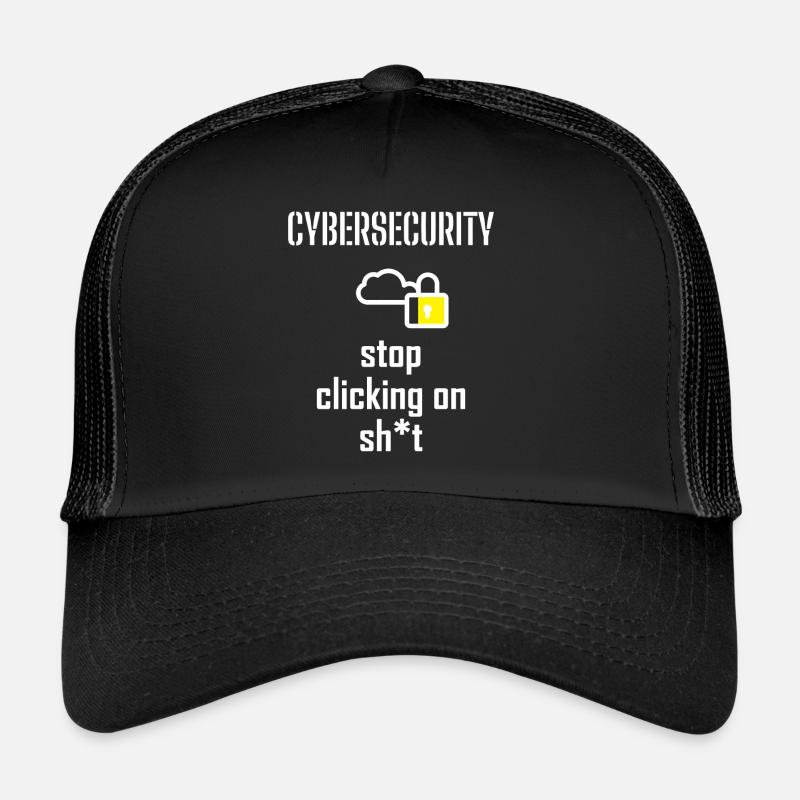 Cybersecurity - IT Security Computer Scientists - Trucker Cap - black/black