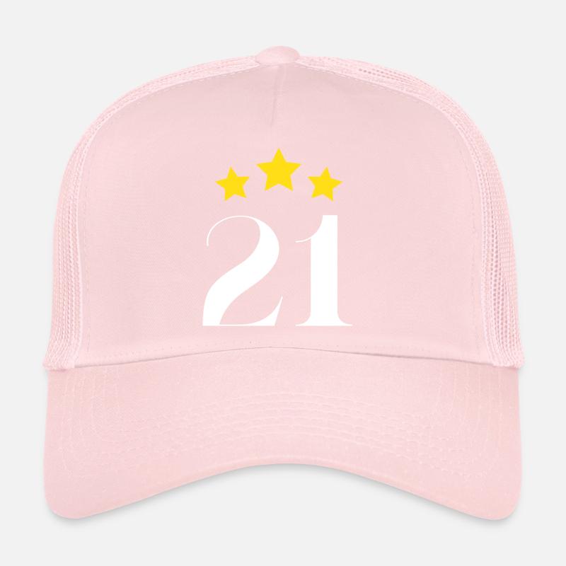 21e anniversaire étoilé Casquette trucker 