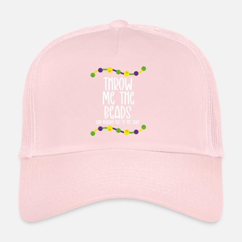 Jetez-moi les perles de couleur Casquette trucker 