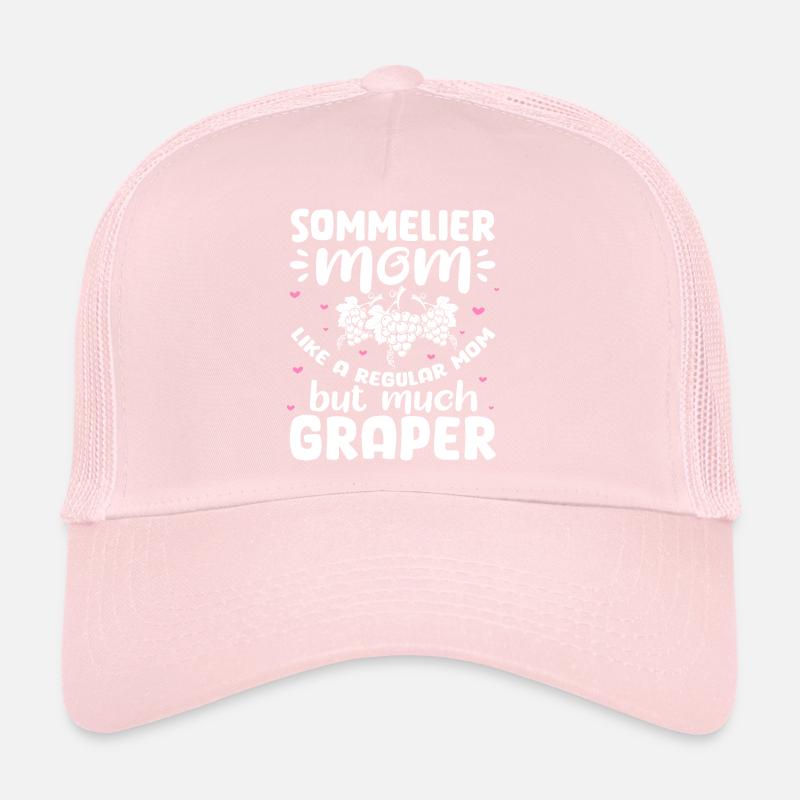 Sommelier – Wine Whisperer Wine Drinker Wine Lover Trucker Cap