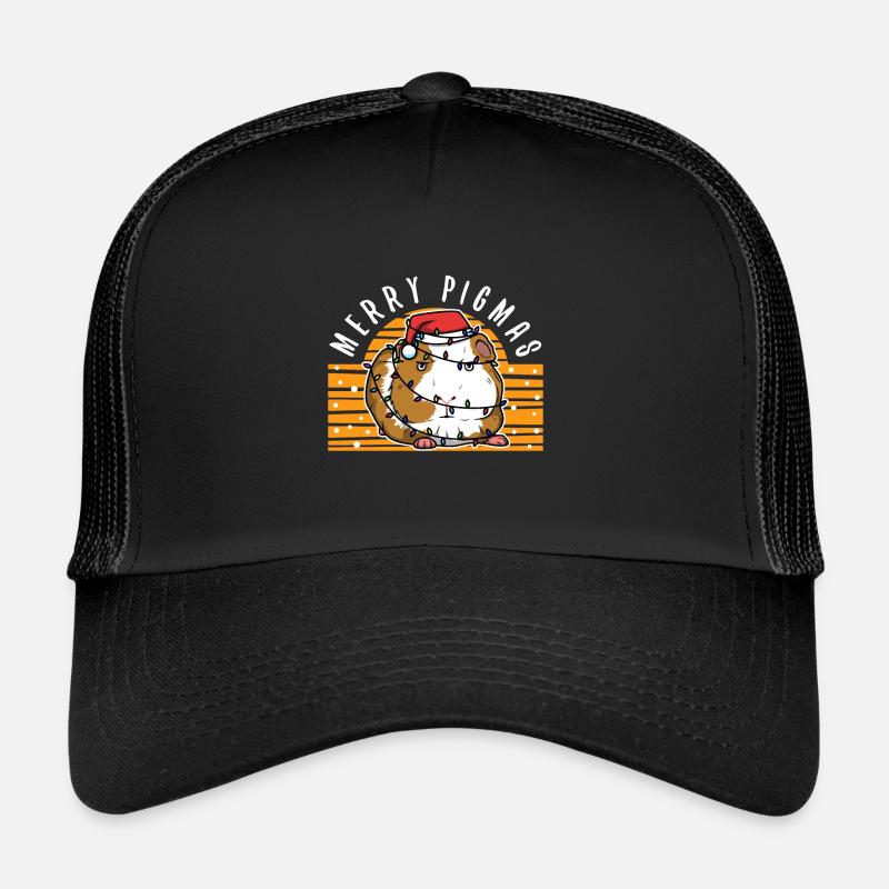 Merry Pigmas - Trucker Cap - Schwarz/Schwarz