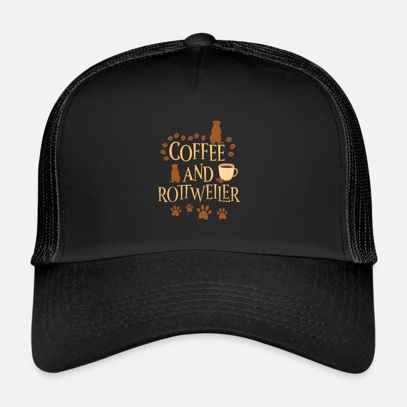 Kaffee und Rottweiler Trucker Cap
