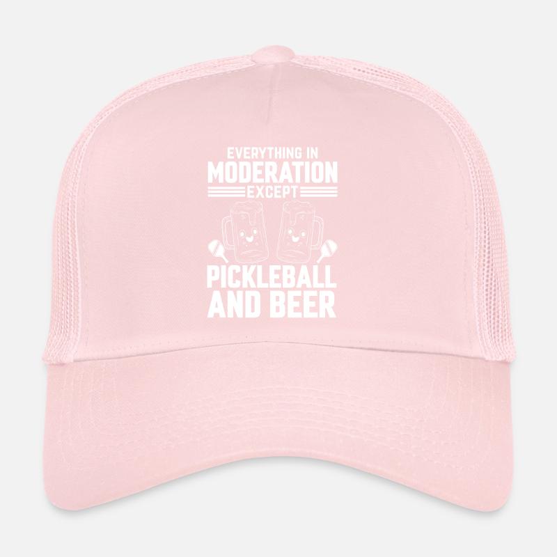 Tout avec modération sauf le pickleball Casquette trucker 