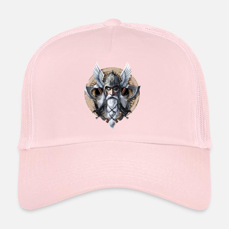 Viking Warrior God Odin Trucker Cap