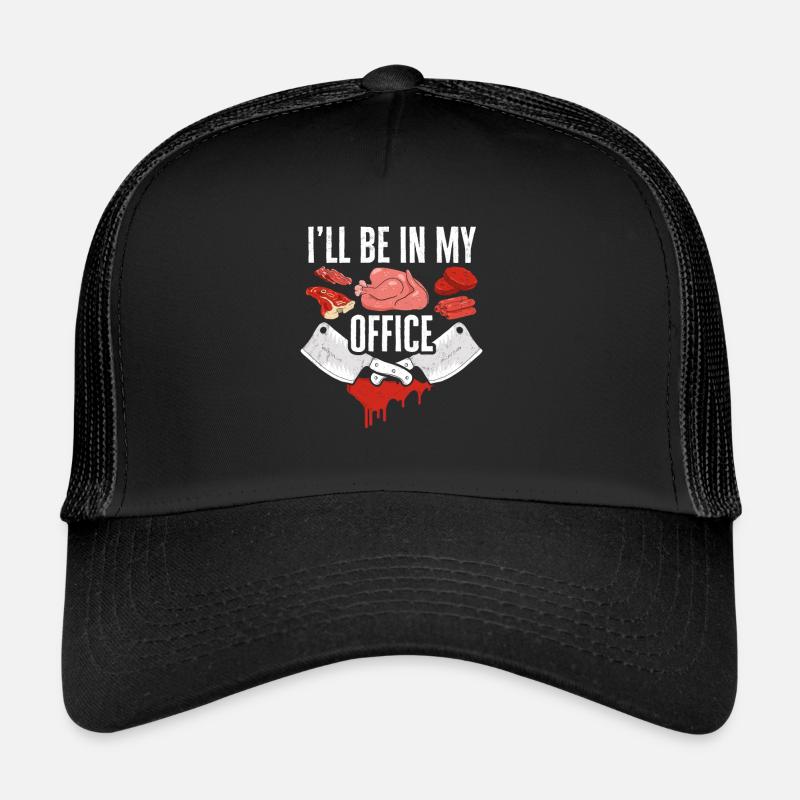 Fleischerei Metzger Fleischer Metzgerei Geschenk Trucker Cap