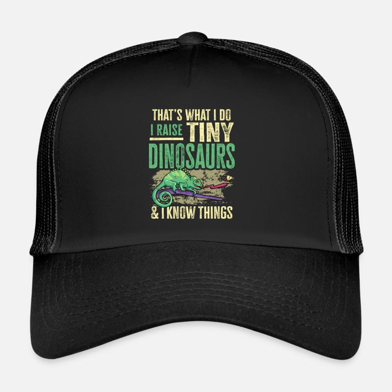 Herpétologiste des reptiles lézards caméléons Casquette trucker 
