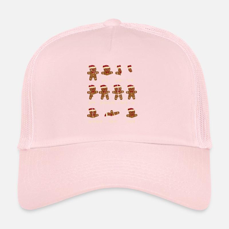 Weihnachten Math Lehrer Bruch Lebkuchen Cookie Trucker Cap