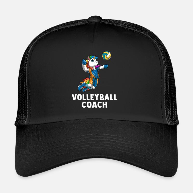 Volleyballtrainer Einhorn - Niedliche Trucker Cap