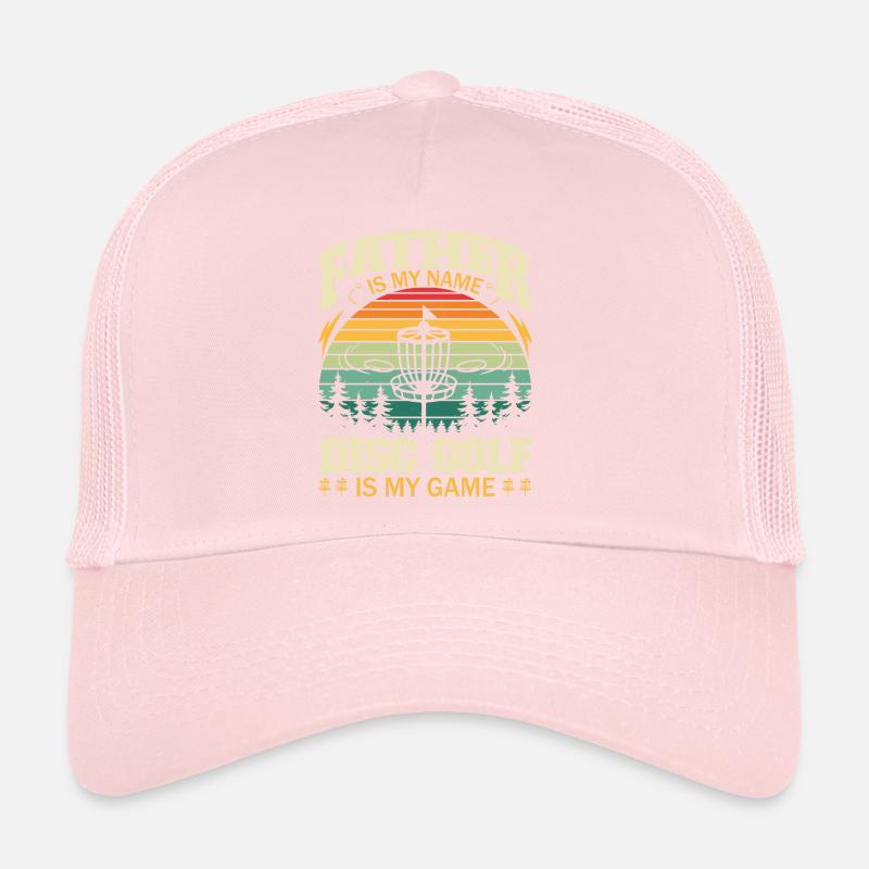 Père Est Mon Nom Disc Golf Est Mon Jeu Casquette trucker 