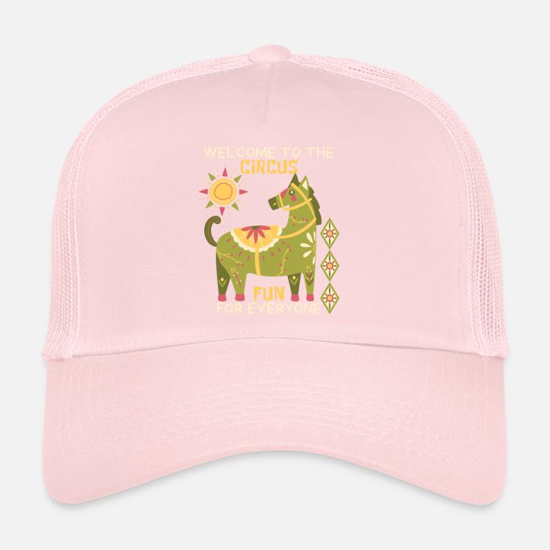 Cirque, drôle de dicton avec cheval, cheval de cirque Casquette trucker 