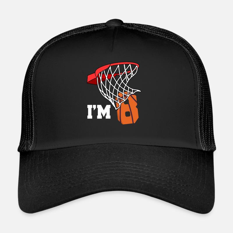 Je suis 8 basketteur 8ème anniversaire basketteur Casquette trucker 