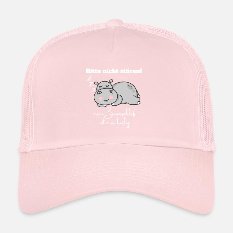 Büroschlaf Bitte Nicht Stören Mit Nilpferd Trucker Cap